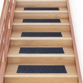 Felpudos autoadhesivos para escaleras, 30 unidades, 76 x 20 cm, gris azul, rectangulares en Hogar | Comprar online en Foru.es