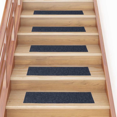 Felpudos autoadhesivos para escaleras, 30 unidades, 76 x 20 cm, gris azul, rectangulares en Hogar | Comprar online en Foru.es