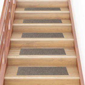 Felpudos autoadhesivos para escaleras, 30 unidades, 76 x 20 cm, beige, rectangulares en Hogar | Comprar online en Foru.es