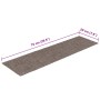 Felpudos autoadhesivos para escaleras, 30 unidades, 76 x 20 cm, beige, rectangulares en Hogar | Comprar online en Foru.es