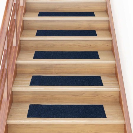 Felpudos autoadhesivos para escaleras, 30 unidades, 76 x 20 cm, rectangulares, color azul marino en Hogar | Comprar online en Fo