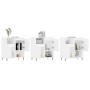Aparadores 3 uds madera de ingeniería blanco de vidaXL, Aparadores - Ref: Foro24-3190141, Precio: 174,06 €, Descuento: %