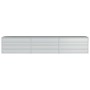 Arriate de acero galvanizado plateado 240x40x45 cm de vidaXL, Maceteros y jardineras - Ref: Foro24-316889, Precio: 48,78 €, D...