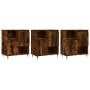 Aparadores 3 uds madera contrachapada roble ahumado de vidaXL, Aparadores - Ref: Foro24-3190146, Precio: 185,96 €, Descuento: %