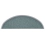 Alfombrillas para escaleras 30 unidades 56x17x3 cm Azul Mar Semicircular en Hogar | Comprar online en Foru.es