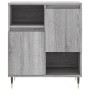 Aparadores 3 uds madera contrachapada gris Sonoma de vidaXL, Aparadores - Ref: Foro24-3190147, Precio: 173,90 €, Descuento: %