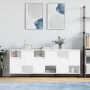 Aparadores 3 uds madera contrachapada blanco de vidaXL, Aparadores - Ref: Foro24-3190149, Precio: 176,04 €, Descuento: %