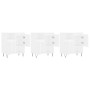 Aparadores 3 uds madera contrachapada blanco de vidaXL, Aparadores - Ref: Foro24-3190149, Precio: 176,04 €, Descuento: %