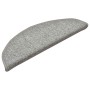 Felpudos para escaleras (30 unidades, 56 x 17 x 3 cm, gris claro, semicirculares) en Hogar | Comprar online en Foru.es