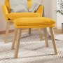 Reposapiés de terciopelo amarillo mostaza 45x29,5x35 cm de vidaXL, Otomanas - Ref: Foro24-341442, Precio: 36,32 €, Descuento: %