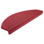 Felpudos para escaleras 30 unidades 65x24x4 cm Rojos Semicirculares Grandes en Hogar | Comprar online en Foru.es