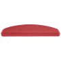 Felpudos para escaleras 30 unidades 65x24x4 cm Rojos Semicirculares Grandes en Hogar | Comprar online en Foru.es