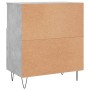 Aparadores 3 uds madera contrachapada gris hormigón de vidaXL, Aparadores - Ref: Foro24-3190153, Precio: 173,93 €, Descuento: %
