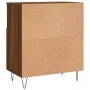 Aparadores 3 uds madera contrachapada marrón roble de vidaXL, Aparadores - Ref: Foro24-3190156, Precio: 176,60 €, Descuento: %