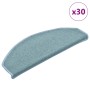 Felpudos para escaleras 30 unidades 65x24x4 cm Azul Mar Semicircular Grande en Hogar | Comprar online en Foru.es