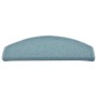 Felpudos para escaleras 30 unidades 65x24x4 cm Azul Mar Semicircular Grande en Hogar | Comprar online en Foru.es