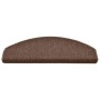 Felpudos para escaleras 30 unidades 65x24x4 cm Marrón Semicircular Grande en Hogar | Comprar online en Foru.es