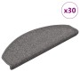 Felpudos para escaleras 30 unidades 65x24x4 cm Gris oscuro Semicircular Grande en Hogar | Comprar online en Foru.es