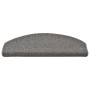 Felpudos para escaleras 30 unidades 65x24x4 cm Gris oscuro Semicircular Grande en Hogar | Comprar online en Foru.es