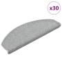 Felpudos para escaleras 30 unidades 65x24x4 cm Gris Claro Semicircular Grande en Hogar | Comprar online en Foru.es