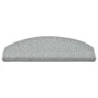 Felpudos para escaleras 30 unidades 65x24x4 cm Gris Claro Semicircular Grande en Hogar | Comprar online en Foru.es