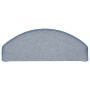 Felpudos para escaleras 30 unidades 65x24x4 cm Gris claro y azul Semicircular Grande en Hogar | Comprar online en Foru.es