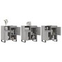 Aparadores 3 uds madera contrachapada gris Sonoma de vidaXL, Aparadores - Ref: Foro24-3190163, Precio: 202,05 €, Descuento: %