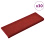 Felpudos para escaleras 30 unidades 65x21x4 cm Rojos Borde Rectangular en Hogar | Comprar online en Foru.es