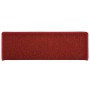 Felpudos para escaleras 30 unidades 65x21x4 cm Rojos Borde Rectangular en Hogar | Comprar online en Foru.es