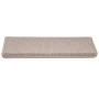 Felpudos para escaleras 30 unidades 65x21x4 cm Gris topo Borde rectangular en Hogar | Comprar online en Foru.es