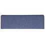 Alfombrillas para escaleras 30 unidades 65x21x4 cm Azul Borde Rectangular en Hogar | Comprar online en Foru.es
