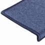 Alfombrillas para escaleras 30 unidades 65x21x4 cm Azul Borde Rectangular en Hogar | Comprar online en Foru.es