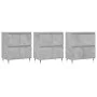 Sideboards 3 units concrete gray plywood by vidaXL, Sideboards - Ref: Foro24-3190193, Price: 190,62 €, Discount: %