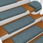 Alfombrillas para escaleras 30 unidades 65x21x4 cm Verde oscuro Borde rectangular en Hogar | Comprar online en Foru.es