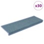 Alfombrillas para escaleras 30 unidades 65x21x4 cm Azul Mar Borde Rectangular en Hogar | Comprar online en Foru.es