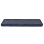 Alfombrillas para escaleras 30 unidades 65x21x4 cm Gris oscuro y azul Borde rectangular en Hogar | Comprar online en Foru.es