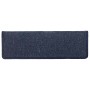 Alfombrillas para escaleras 30 unidades 65x21x4 cm Gris oscuro y azul Borde rectangular en Hogar | Comprar online en Foru.es