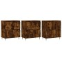 Aparadores 3 uds madera contrachapada roble ahumado de vidaXL, Aparadores - Ref: Foro24-3190194, Precio: 187,74 €, Descuento: %