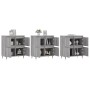 Aparadores 3 uds madera contrachapada gris Sonoma de vidaXL, Aparadores - Ref: Foro24-3190195, Precio: 199,63 €, Descuento: %