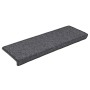 Alfombrillas para escaleras 30 unidades 65x21x4 cm Gris oscuro Borde rectangular en Hogar | Comprar online en Foru.es