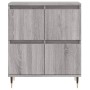 Aparadores 3 uds madera contrachapada gris Sonoma de vidaXL, Aparadores - Ref: Foro24-3190195, Precio: 199,63 €, Descuento: %