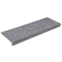 Alfombrillas para escaleras 30 unidades 65x21x4 cm Gris claro Borde rectangular en Hogar | Comprar online en Foru.es