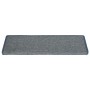 Alfombrillas para escaleras 30 unidades 65x21x4 cm Gris claro y azul Borde rectangular en Hogar | Comprar online en Foru.es