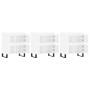 Aparadores 3 uds madera contrachapada blanco brillo de vidaXL, Aparadores - Ref: Foro24-3190207, Precio: 282,46 €, Descuento: %