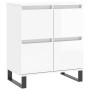 Aparadores 3 uds madera contrachapada blanco brillo de vidaXL, Aparadores - Ref: Foro24-3190207, Precio: 282,46 €, Descuento: %