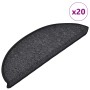 Felpudos para escaleras (20 unidades, 56 x 17 x 3 cm, antracita, semicirculares) en Hogar | Comprar online en Foru.es