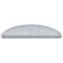 Alfombrillas para escaleras 20 unidades 56x17x3 cm Gris claro Semicircular en Hogar | Comprar online en Foru.es