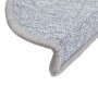 Alfombrillas para escaleras 20 unidades 56x17x3 cm Gris claro Semicircular en Hogar | Comprar online en Foru.es