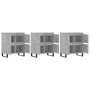 Aparadores 3 uds madera contrachapada gris hormigón de vidaXL, Aparadores - Ref: Foro24-3190209, Precio: 235,49 €, Descuento: %