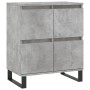 Aparadores 3 uds madera contrachapada gris hormigón de vidaXL, Aparadores - Ref: Foro24-3190209, Precio: 235,49 €, Descuento: %